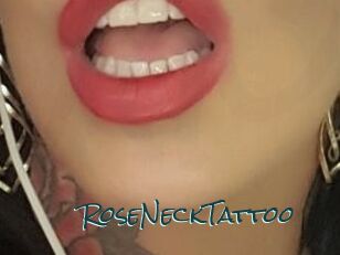 RoseNeckTattoo